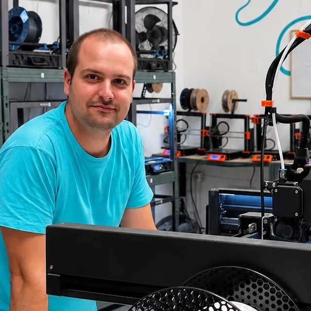 Iván, fundador y gerente de Elige 3D