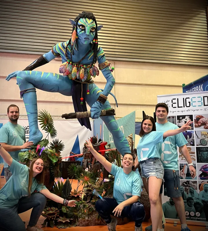 La @euskalencounter llamó y no podíamos defraudar, tocaba ir a lo grande🙌🏻 Os presentamos a Neytiri a tamaño…
