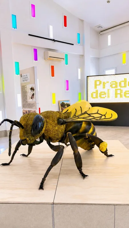Abeja gigante para el museo de la miel. 🍯🐝