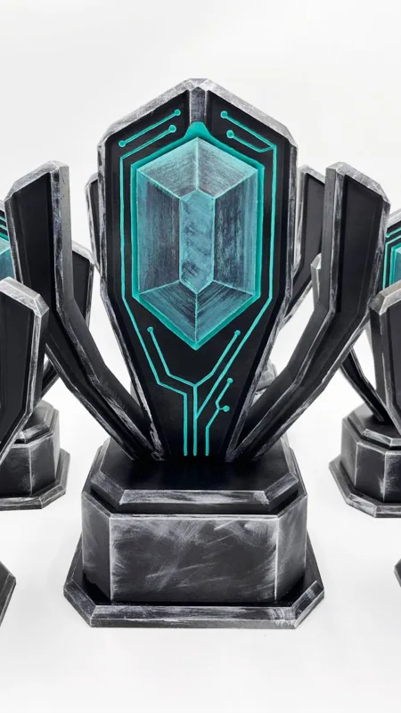 Tanda de trofeos 3D para alguien muy especial.