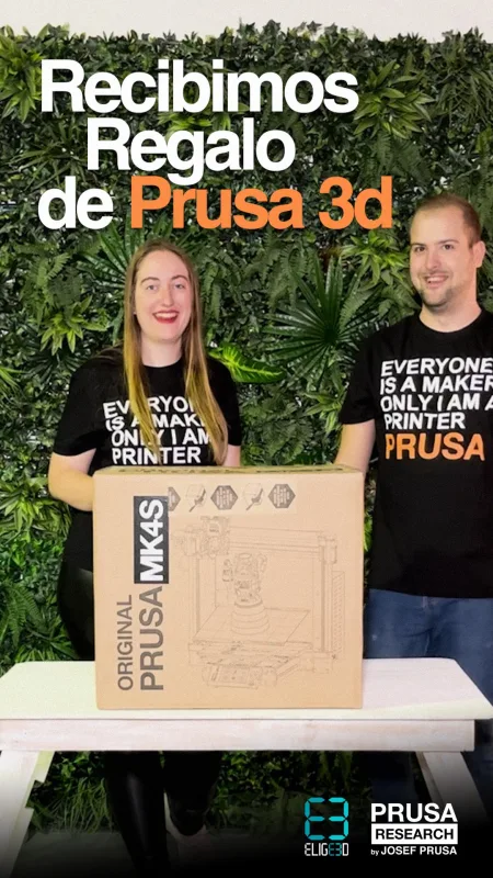 Que mejor celebración de estos tres años, que recibiendo la nueva Prusa mk4s 🤩